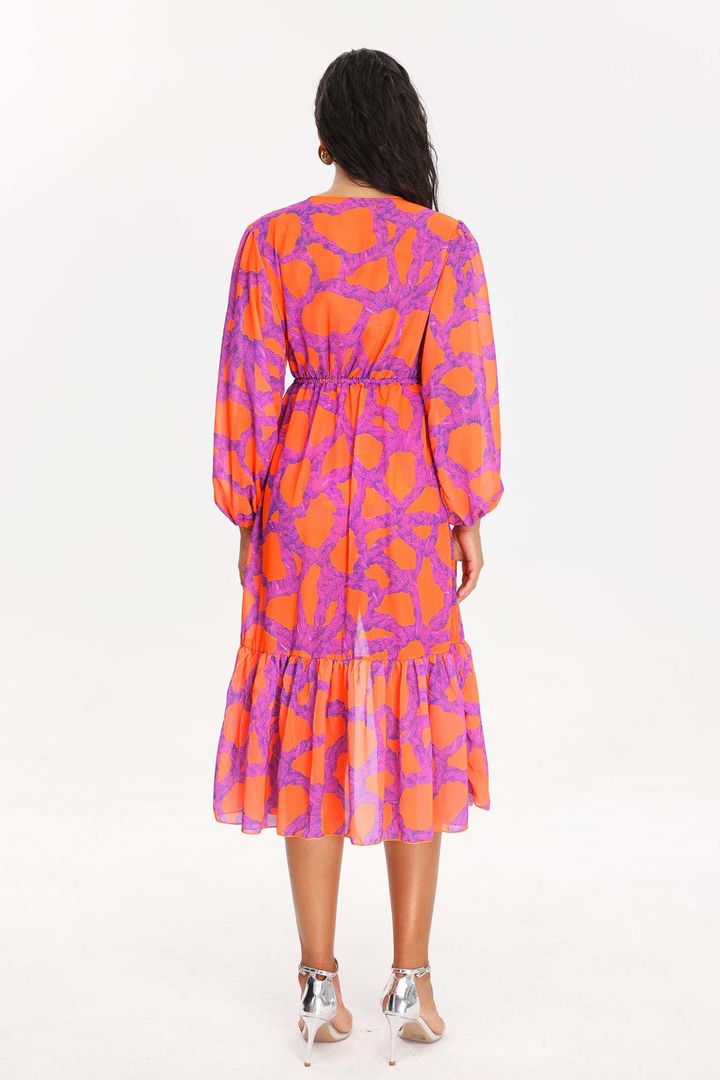 Lyla Pembe Desenli Mayo Takımı