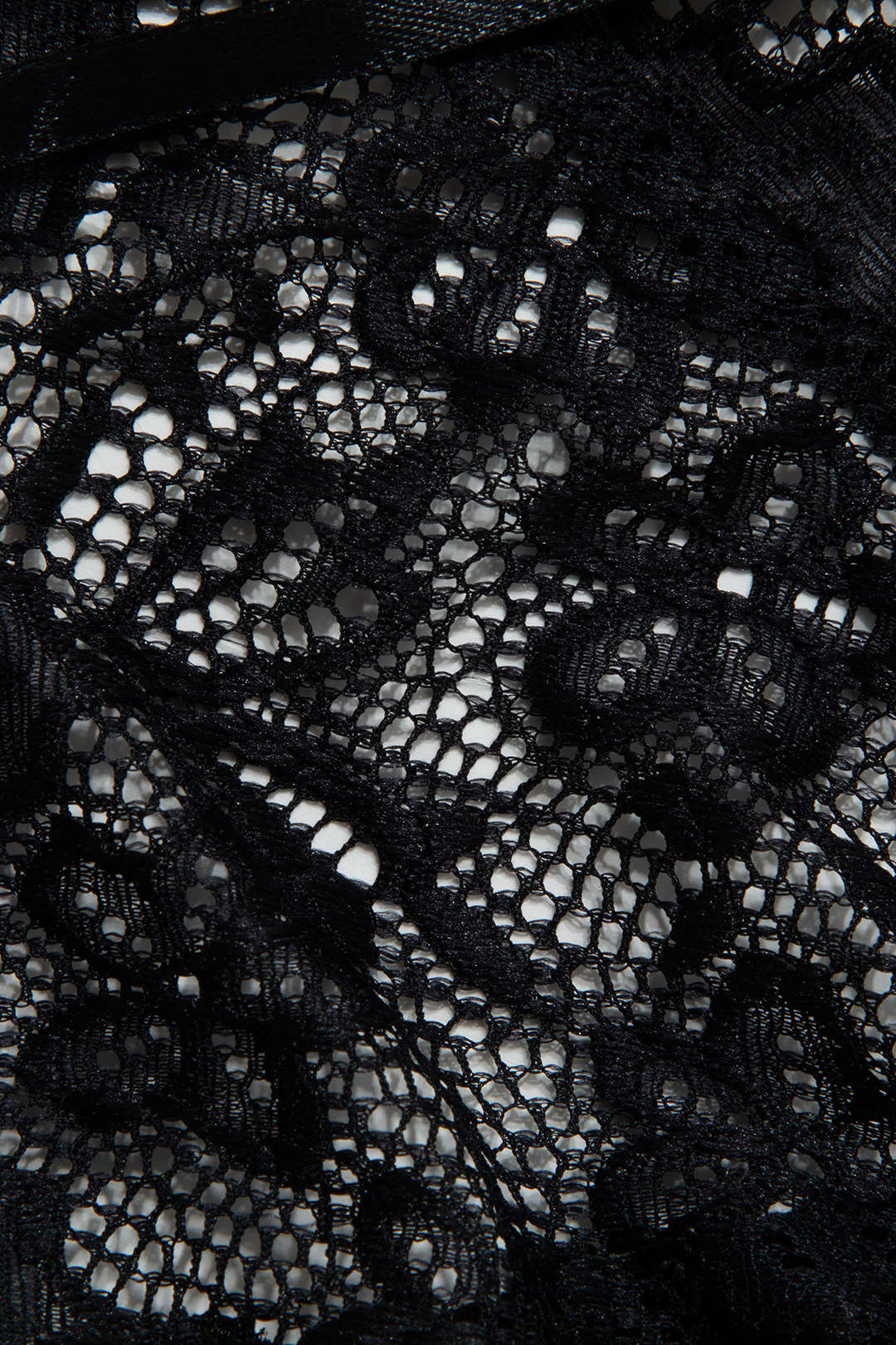 Düz Renk Kesik Dantel İç Giyim Jartiyer Seti