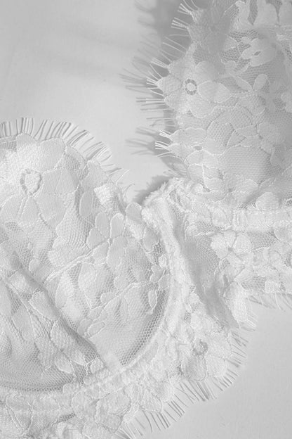 Dantel Şeffaf Jartiyer Takımı