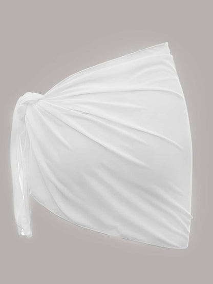 Coastal Sheer Sarong Etek – Bağlamalı Plaj Cover-Up