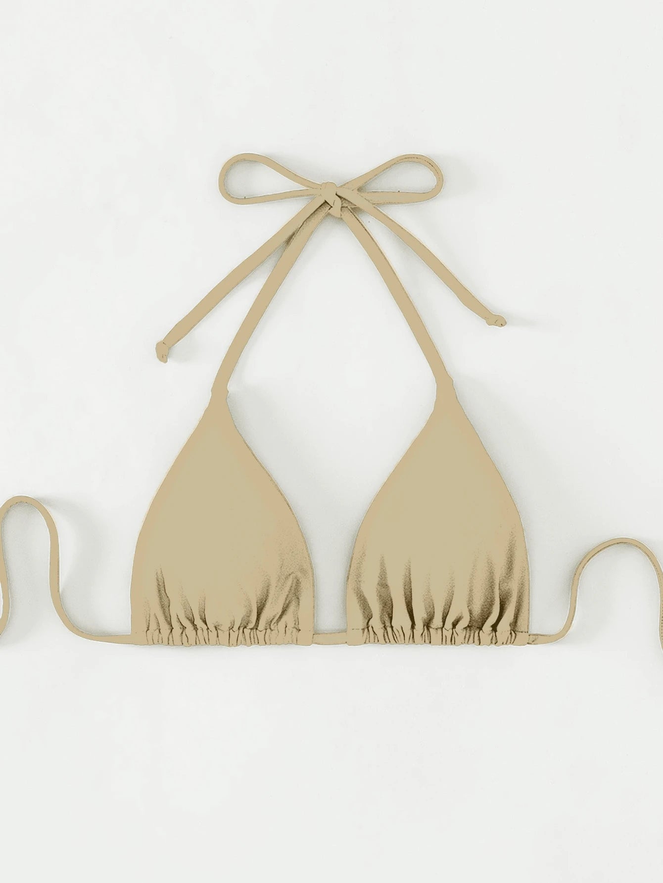 Swim Basics Seksi Düz Renk Askılı Bikini Üstü