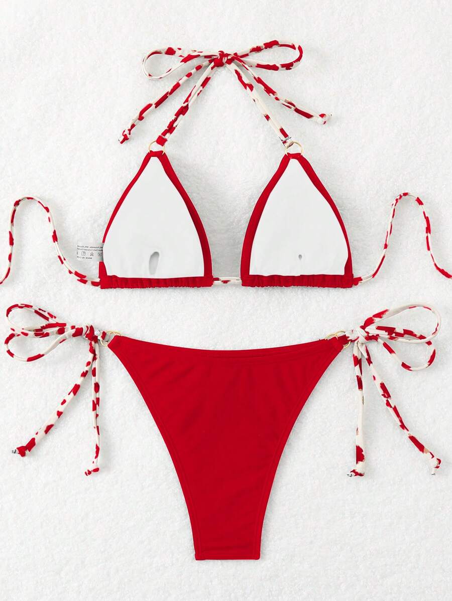 Pera Bağcık Detay Plaj Yaz Bikini Takımı