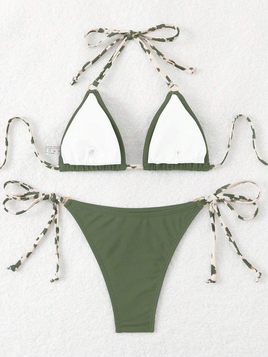 Pera Bağcık Detay Plaj Yaz Bikini Takımı