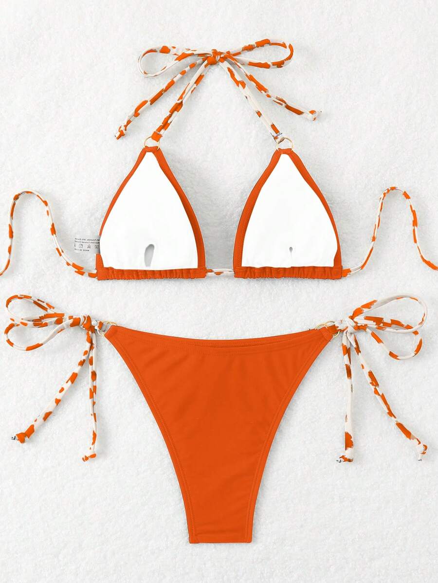 Pera Bağcık Detay Plaj Yaz Bikini Takımı