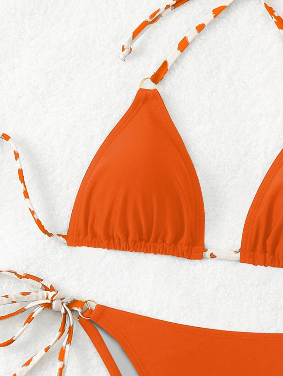 Pera Bağcık Detay Plaj Yaz Bikini Takımı