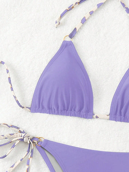 Pera Bağcık Detay Plaj Yaz Bikini Takımı