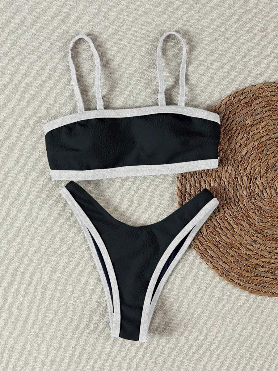 Polovedo Kontrast Renkli Bikini Takımı