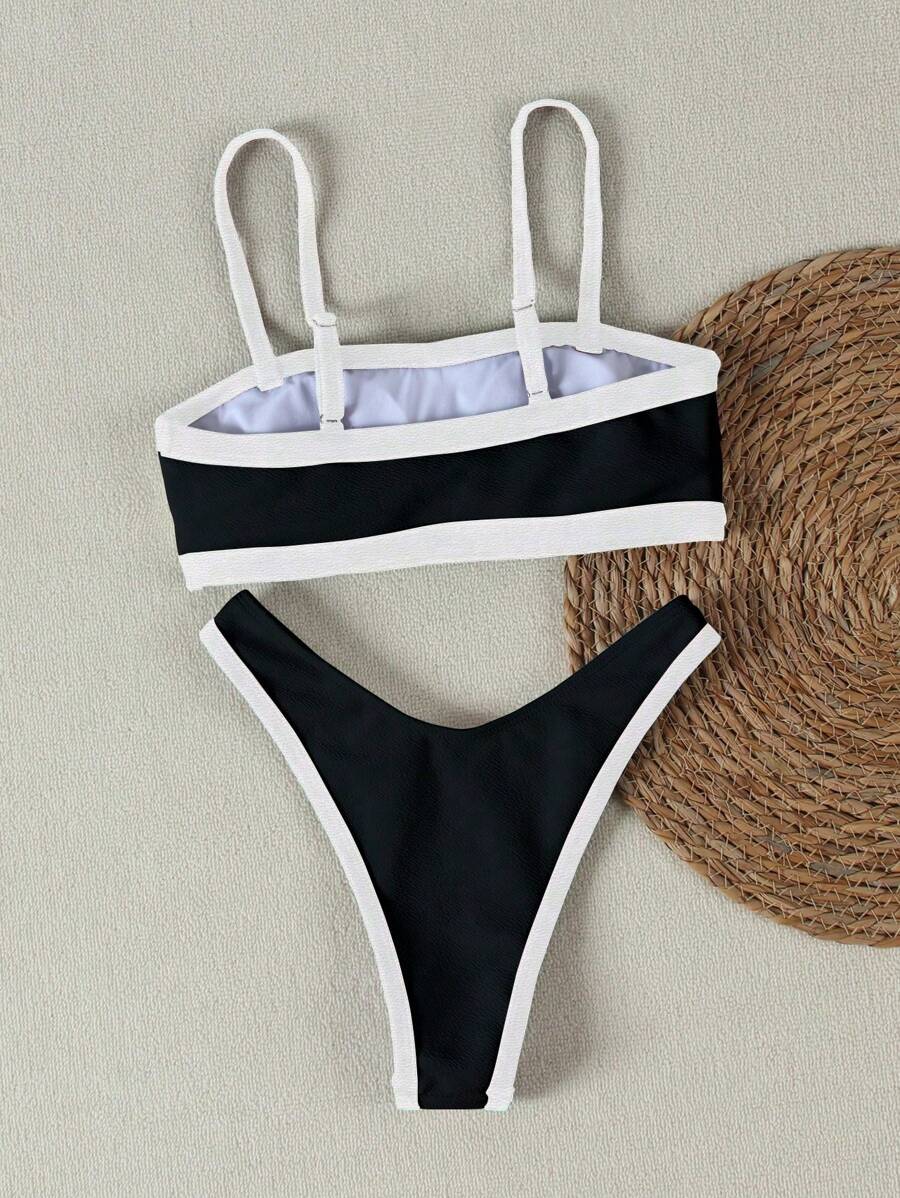 Polovedo Kontrast Renkli Bikini Takımı