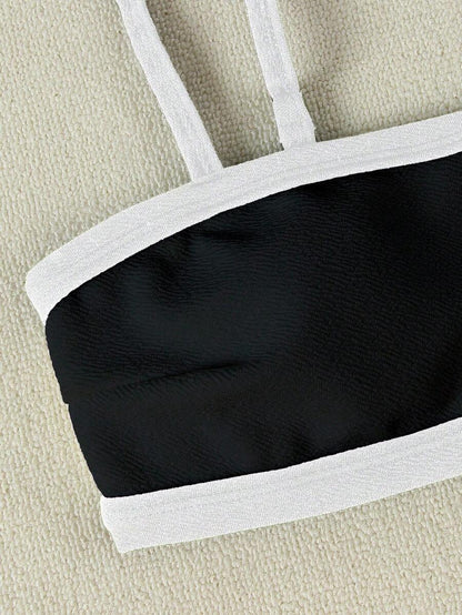 Polovedo Kontrast Renkli Bikini Takımı