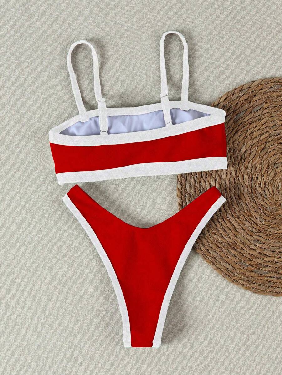 Polovedo Kontrast Renkli Bikini Takımı