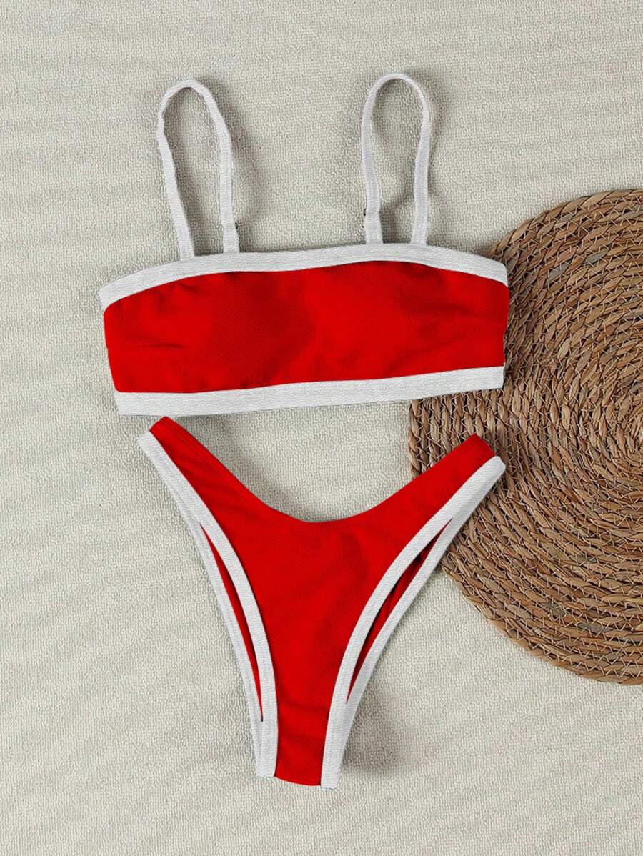 Polovedo Kontrast Renkli Bikini Takımı