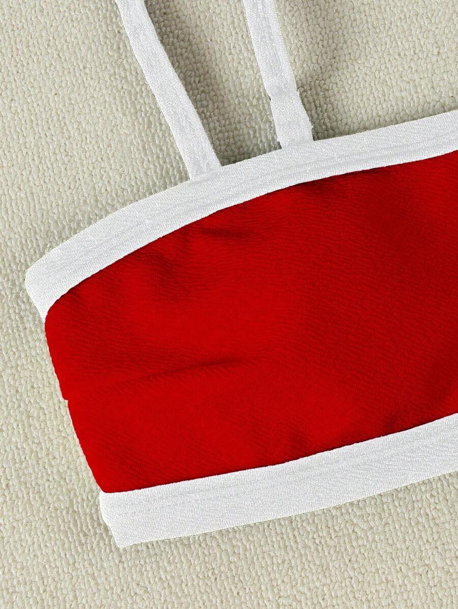 Polovedo Kontrast Renkli Bikini Takımı