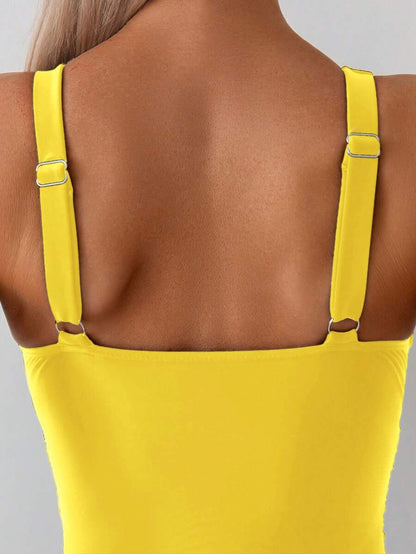 Classic Wrap Swimsuit – Drapeli Tek Parça Mayo