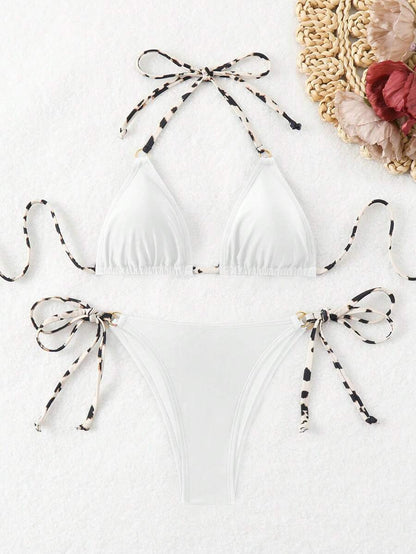 Pera Bağcık Detay Plaj Yaz Bikini Takımı