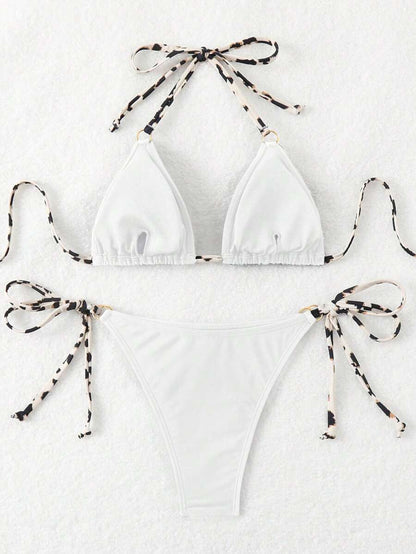 Pera Bağcık Detay Plaj Yaz Bikini Takımı