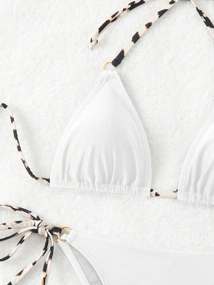 Pera Bağcık Detay Plaj Yaz Bikini Takımı