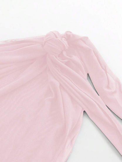 Coastal Sheer Sarong Etek – Bağlamalı Plaj Cover-Up