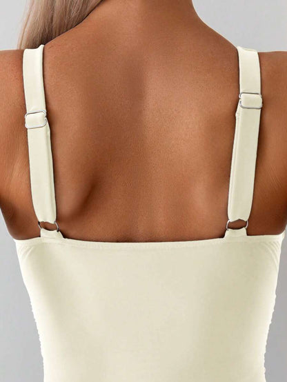 Classic Wrap Swimsuit – Drapeli Tek Parça Mayo