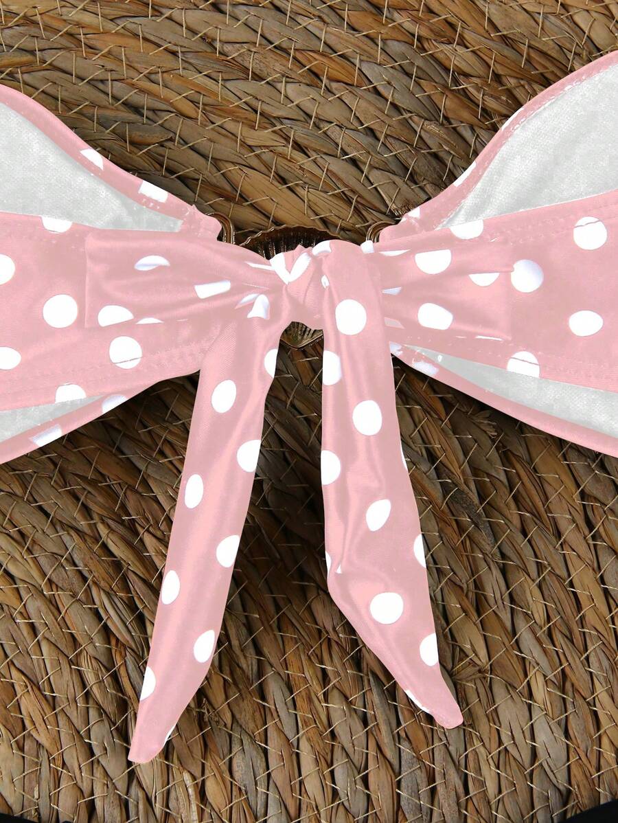 Polka Dot Sheer Maxi Pareo – Yırtmaçlı Plaj Cover-Up Etek