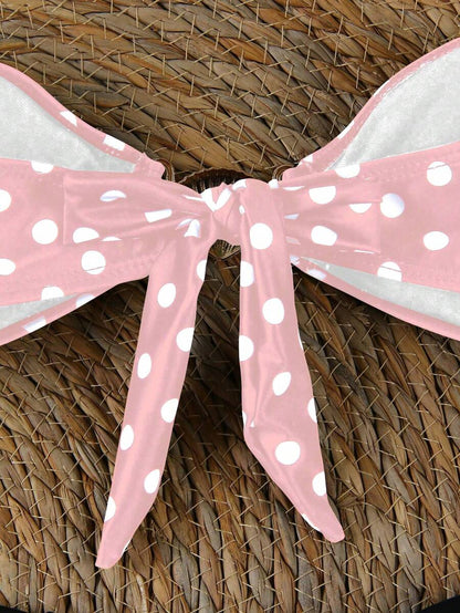 Polka Dot Sheer Maxi Pareo – Yırtmaçlı Plaj Cover-Up Etek