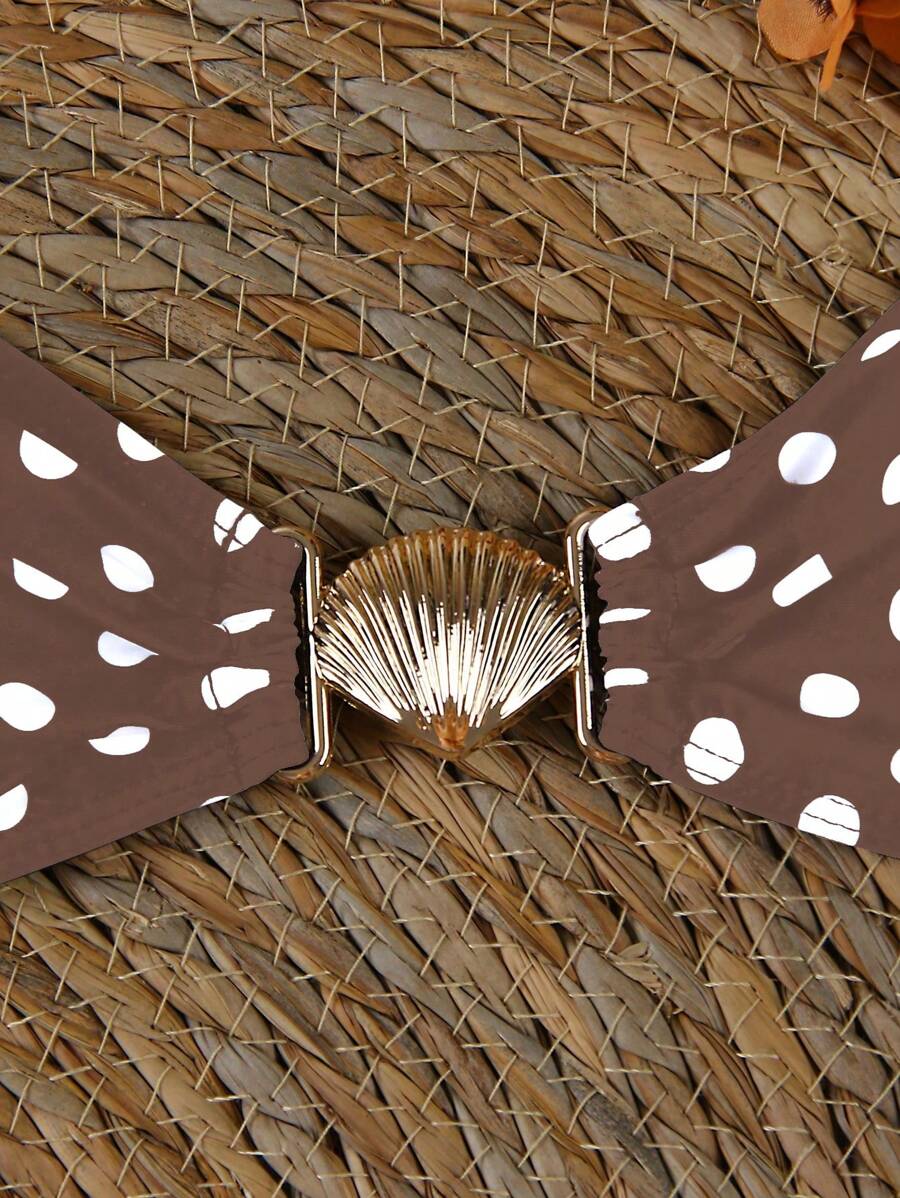 Polka Dot Sheer Maxi Pareo – Yırtmaçlı Plaj Cover-Up Etek