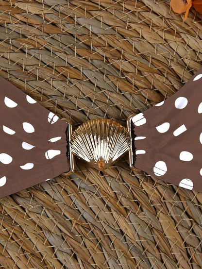 Polka Dot Sheer Maxi Pareo – Yırtmaçlı Plaj Cover-Up Etek