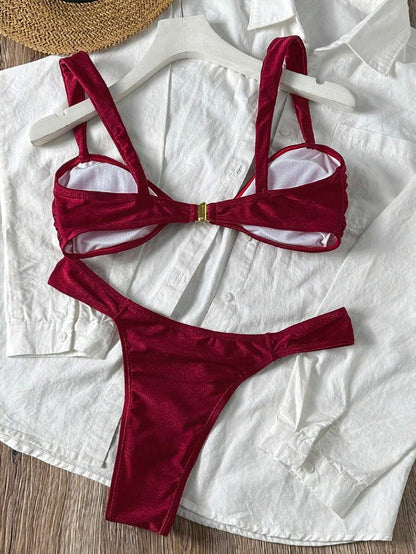 Crimson Muse Bikini