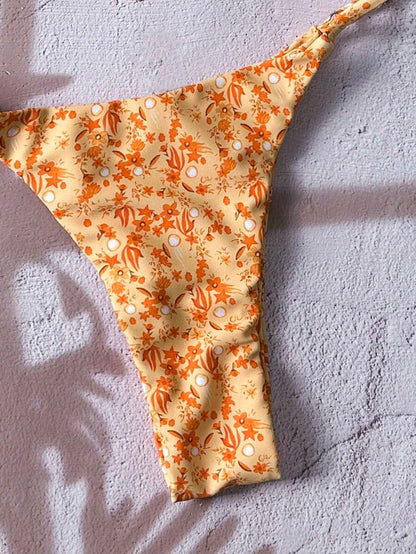 Swim Vcay  Askılı Bikini Seti Seksi Tanga Mayo