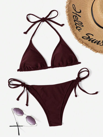 Coastal Triangle Bikini – Halter İpli Bikini Seti