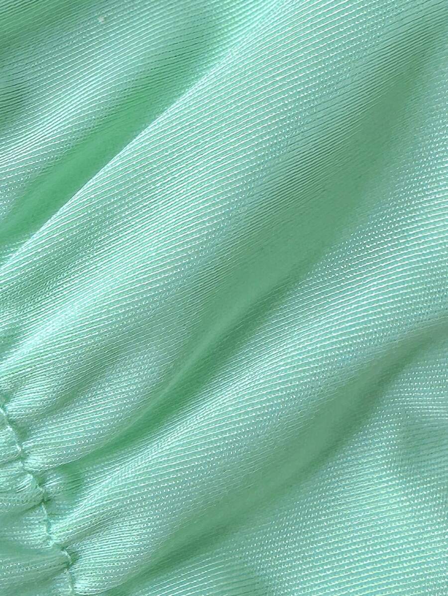 Swim Vcay  Askılı Bikini Seti Seksi Tanga Mayo