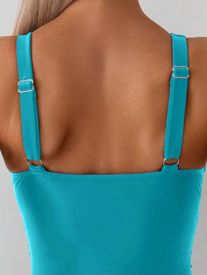 Classic Wrap Swimsuit – Drapeli Tek Parça Mayo