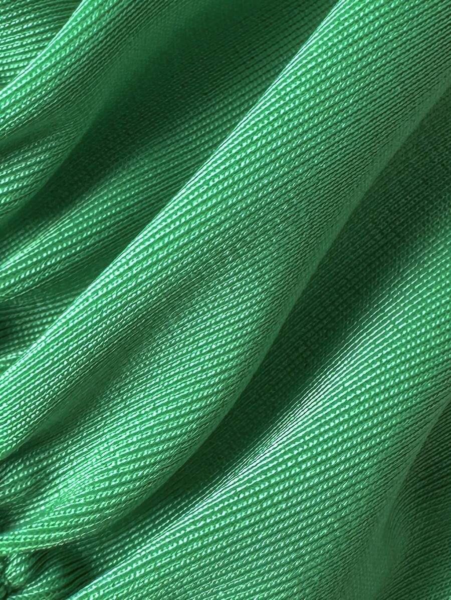 Swim Vcay  Askılı Bikini Seti Seksi Tanga Mayo