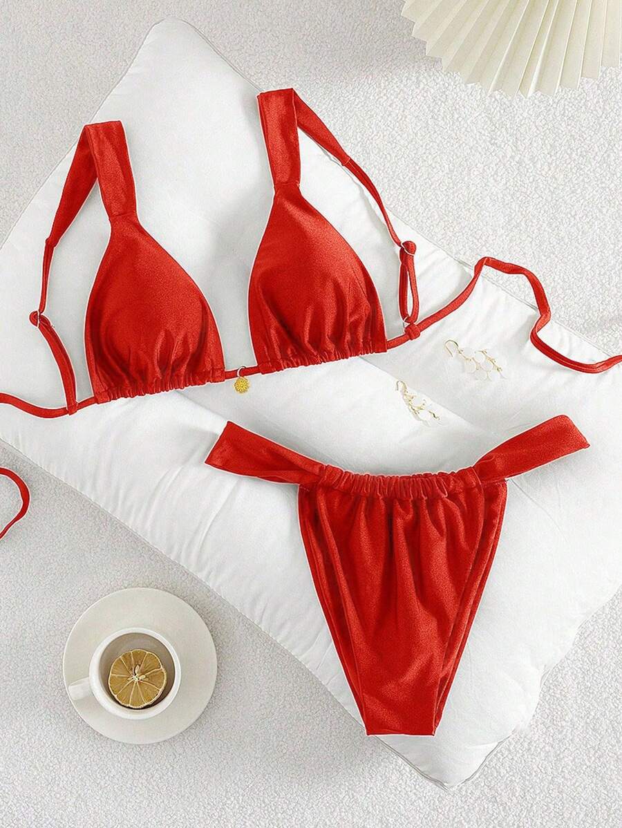 Swim Chiccia Parlak Tatil Bikini Seti