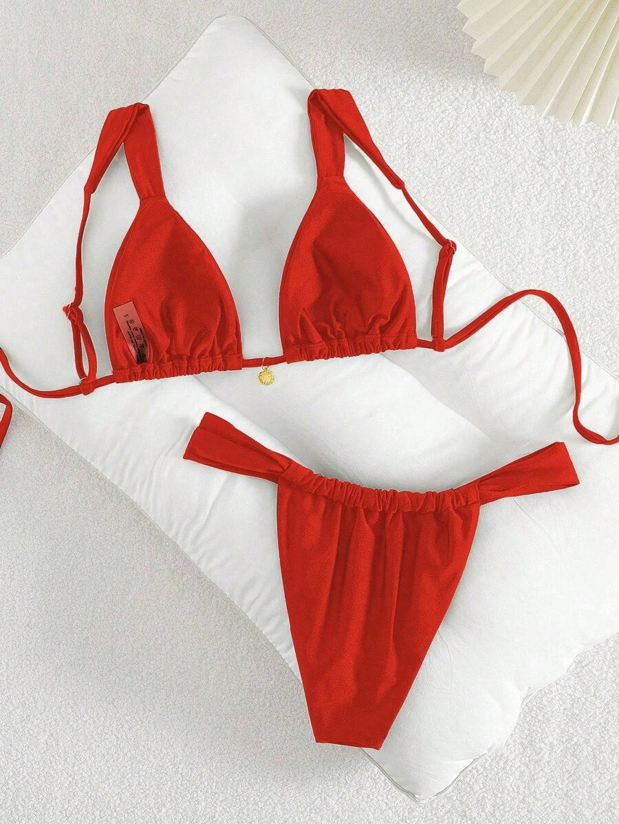 Swim Chiccia Parlak Tatil Bikini Seti