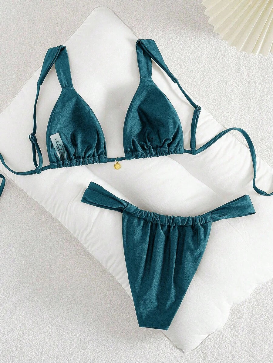 Swim Chiccia Parlak Tatil Bikini Seti