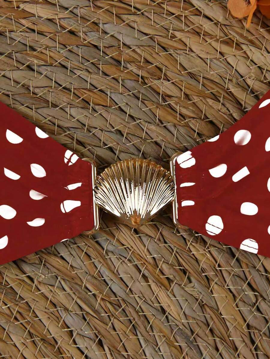 Polka Dot Sheer Maxi Pareo – Yırtmaçlı Plaj Cover-Up Etek