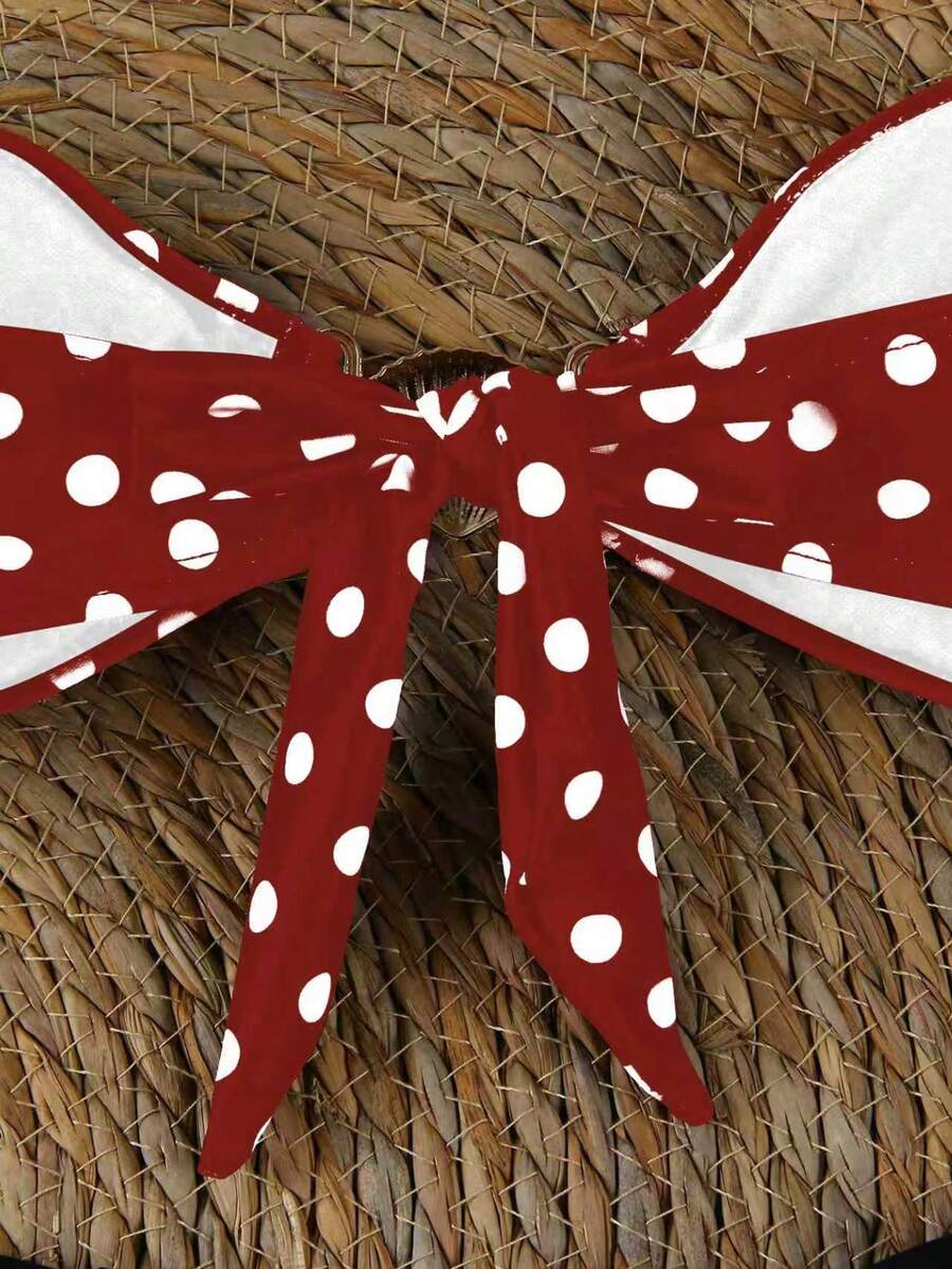 Polka Dot Sheer Maxi Pareo – Yırtmaçlı Plaj Cover-Up Etek