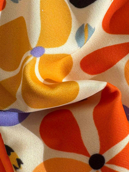 Kırmızı Leopard String Bikini Takımı