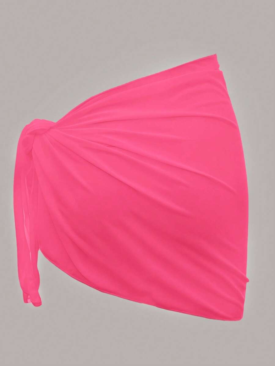 Coastal Sheer Sarong Etek – Bağlamalı Plaj Cover-Up