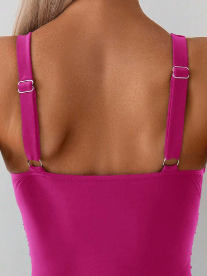 Classic Wrap Swimsuit – Drapeli Tek Parça Mayo