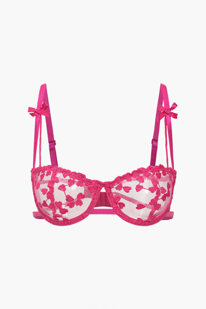 Dantel Nakışlı Bustier Kemerli Lingerie Jartiyer  Seti