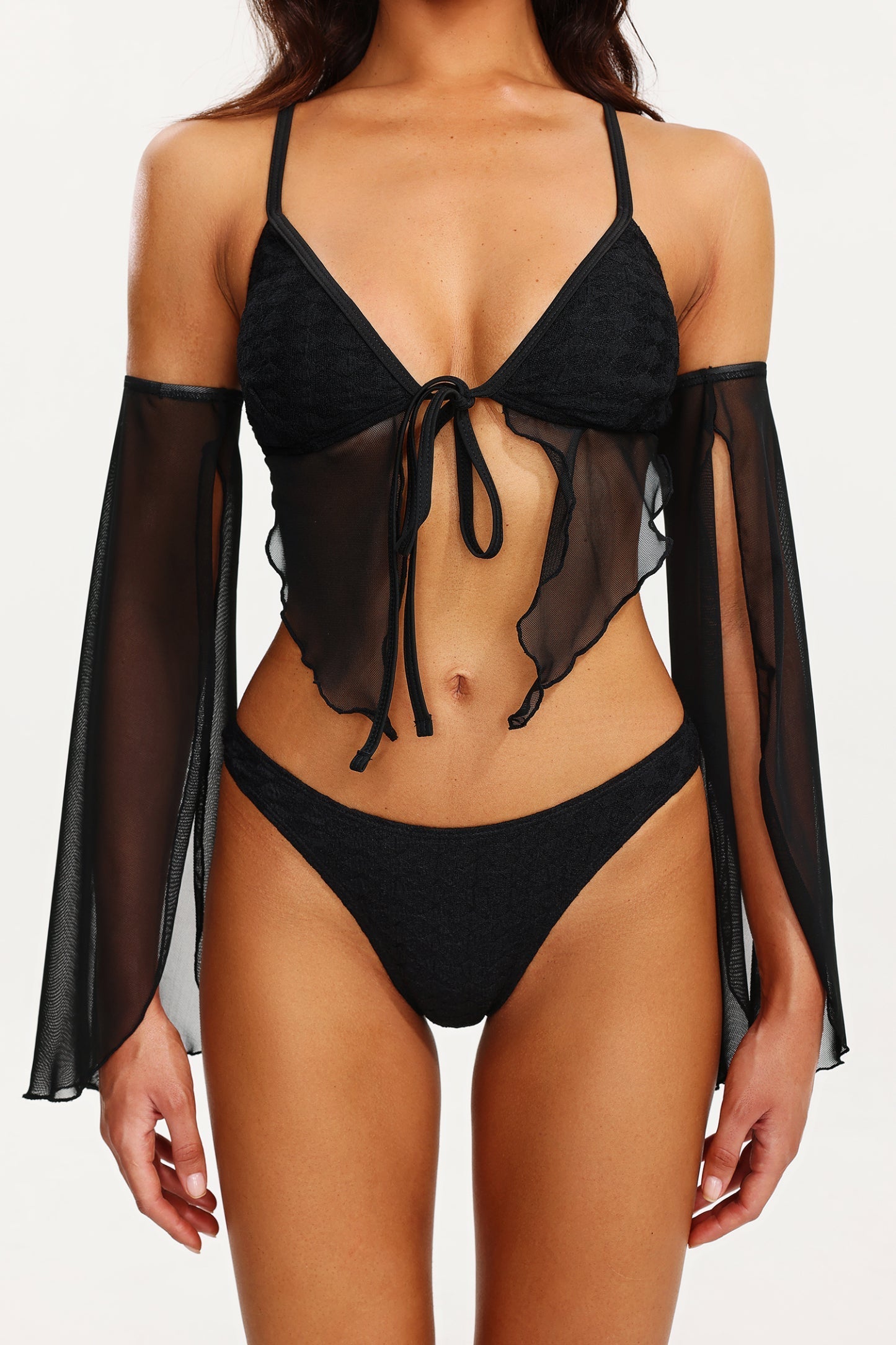 Myrna File Detaylı Kollu Bikini