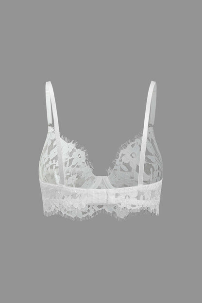 Dantel Şeffaf Jartiyer Takımı