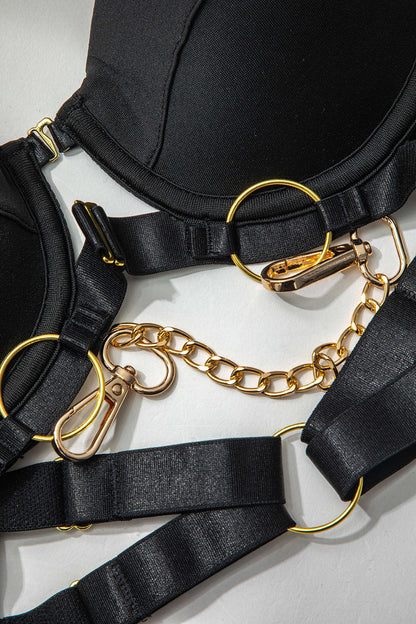 Metal Zincir Jartiyer Takımı