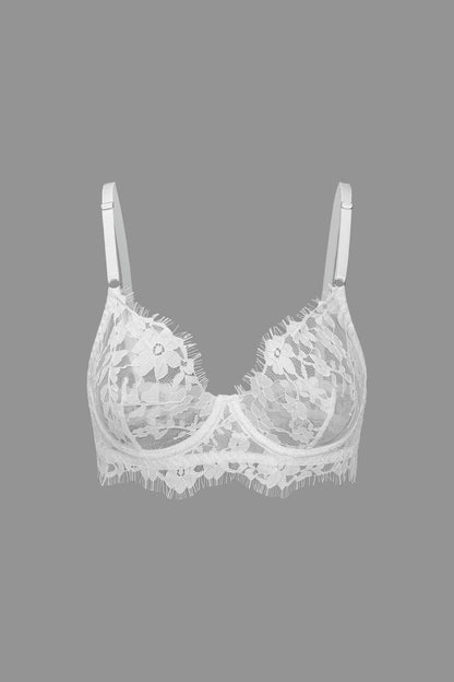 Dantel Şeffaf Jartiyer Takımı