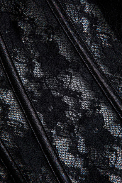 Lace Büstiyer Bağcıklı Korse Top