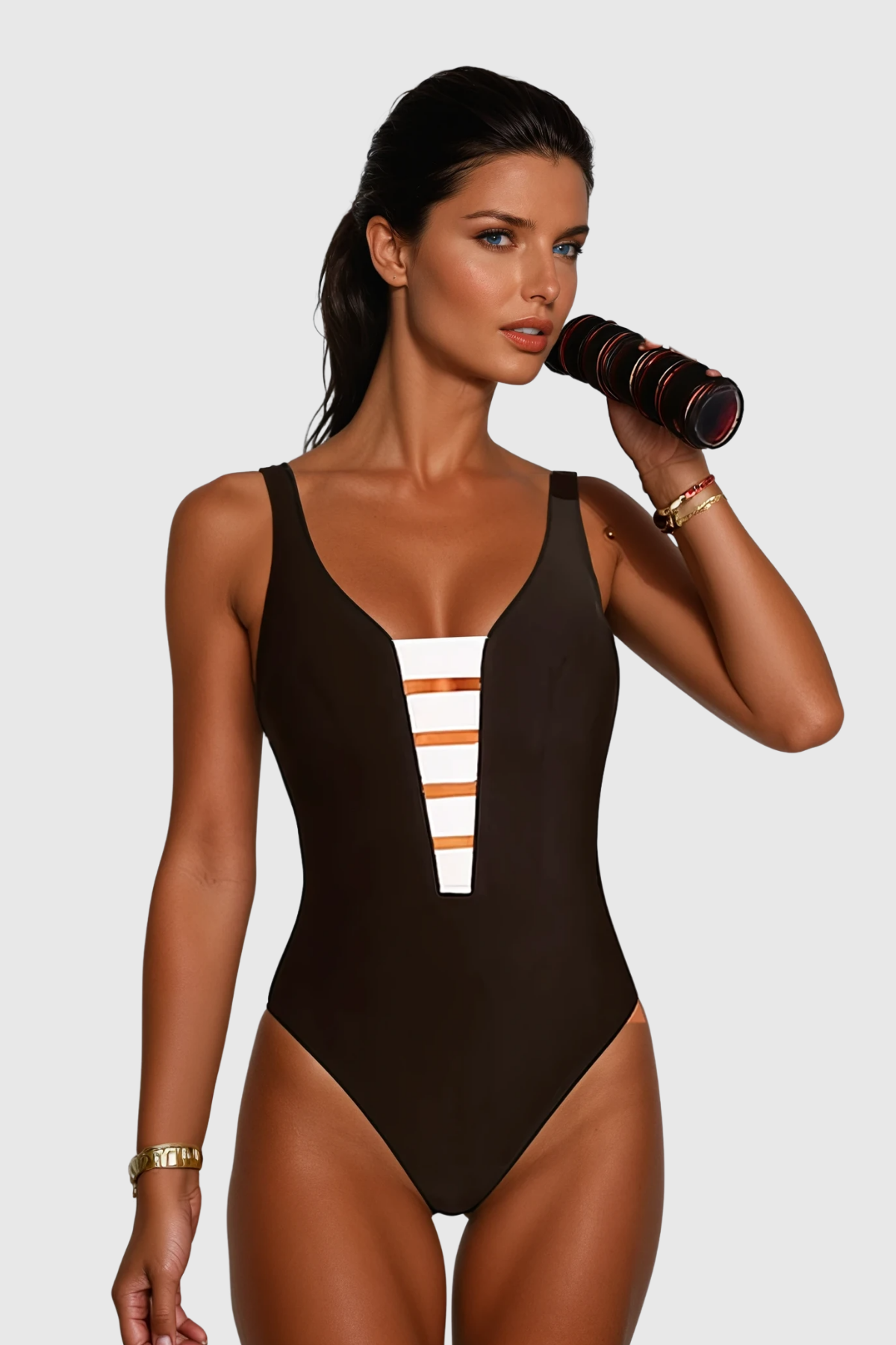 Chibuzor Plunge Swimsuit