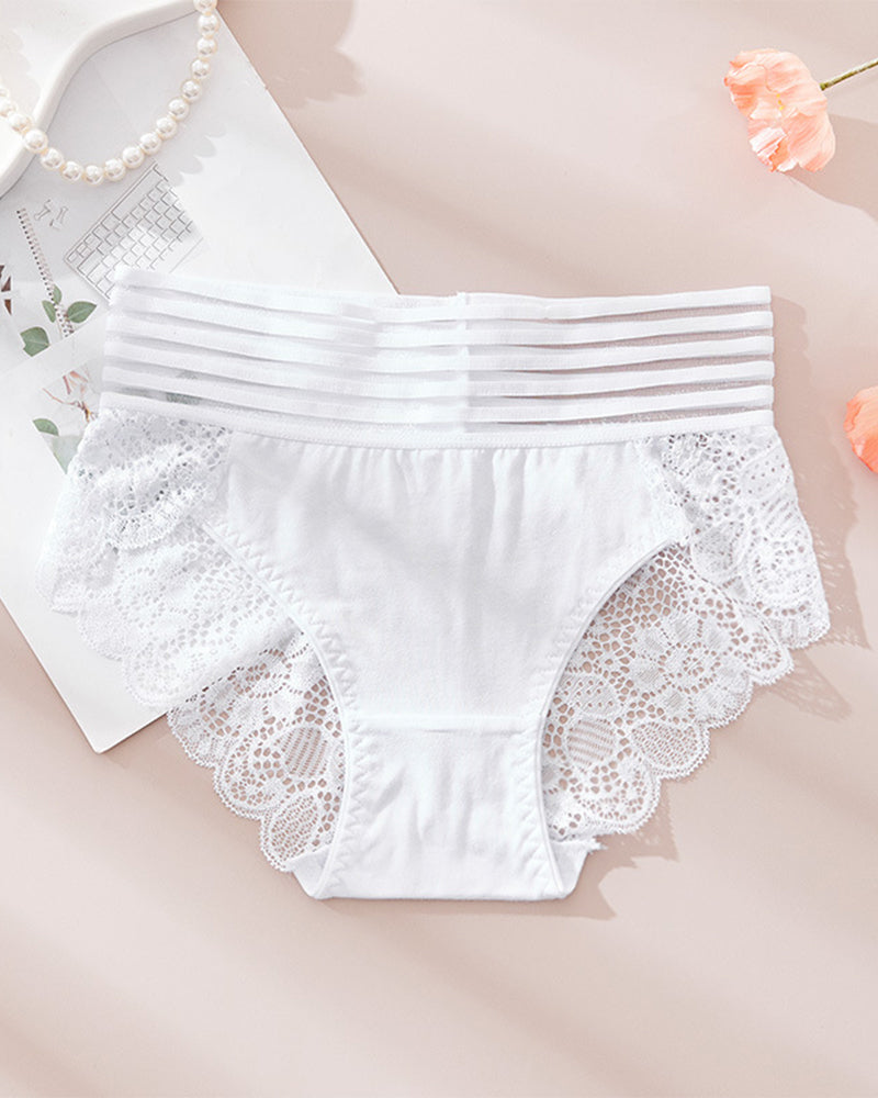 Wide Waist Lace Panties