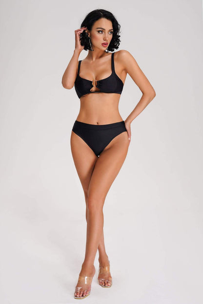 Kanre Siyah Detay Bikini